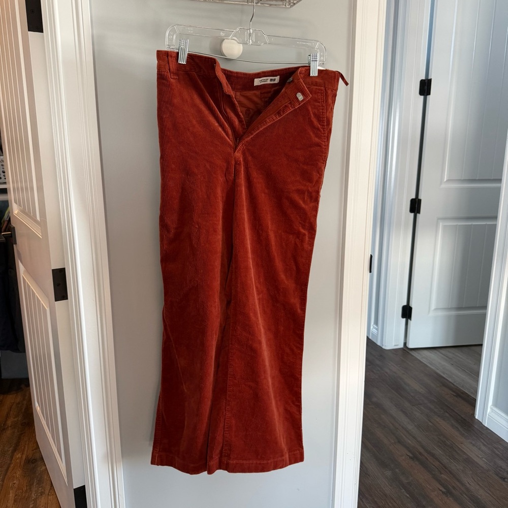 WIDE-LENGTH CORDUROY TROUSERS - Picture 2 of 8